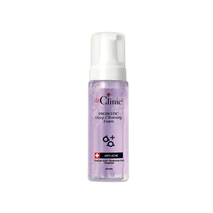 Dr. Clinic Deep Cleansing Foam with Probiotics and Salicylic Acid 160ml غسول رغوي من دكتور كلينك