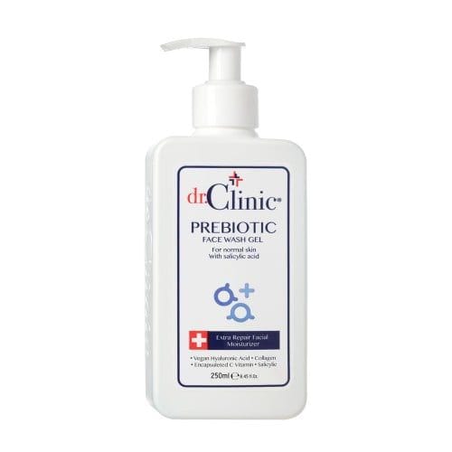 Dr.clinic prebiotic face wash gel 250ml دكتور كلينيك غسول جل للبشرة العادية