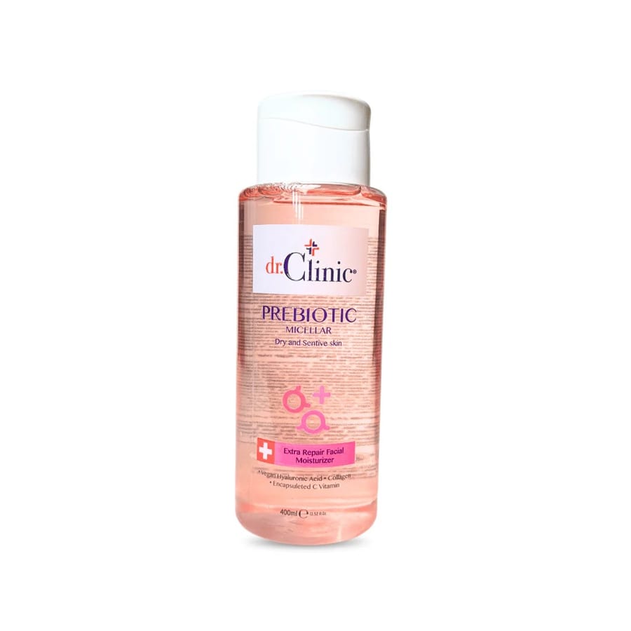 DR.CLINIC PREBIOTIC MICELLAR 400ml منظف يومي للبشرة الجافة والحساسة