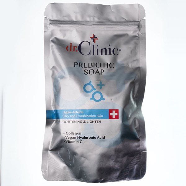 DR.CLINIC PREBIOTIC SOAP 100g دكتور كلينيك صابونة منظفة للبشرة الجافة والمختلطة
