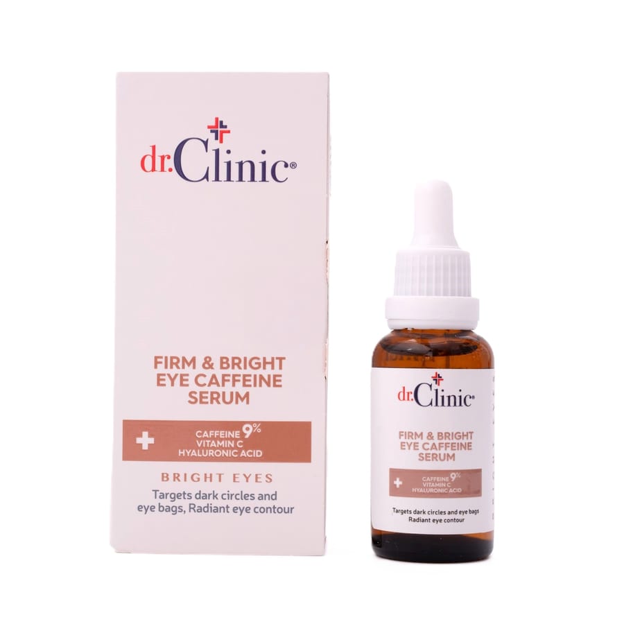 DR.CLINIC FIRM & BRIGHT EYE CAFFEINE SERUM 30ml دكتور كلينك سيروم الكافيين للعناية بالعين