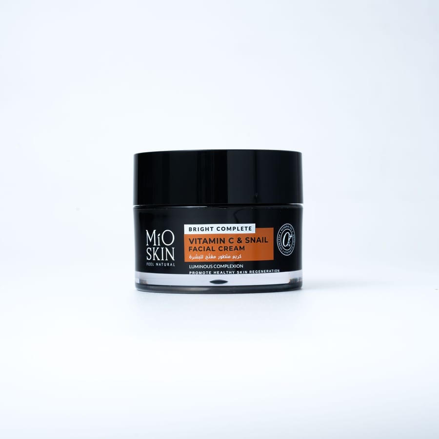 MIO SKIN BRIGHT COMPLETE VITAMIN C SNAIL FACIAL CREAM مايو سكن كريم مفتح للبشرة