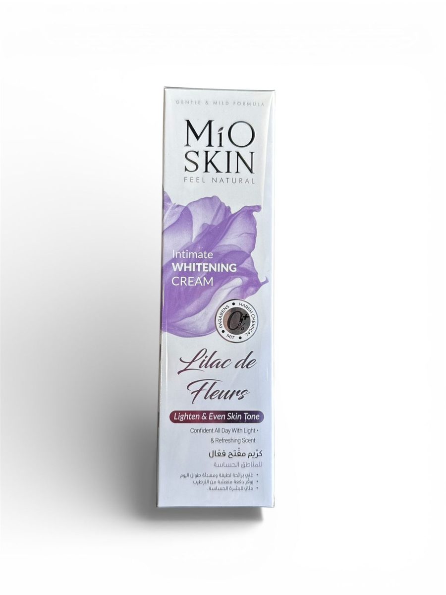MIO SKIN INTIMATE WHITENING CREAM lilac de flewrs مايو سكن كريم مفتح فعال للمناطق الحساسة