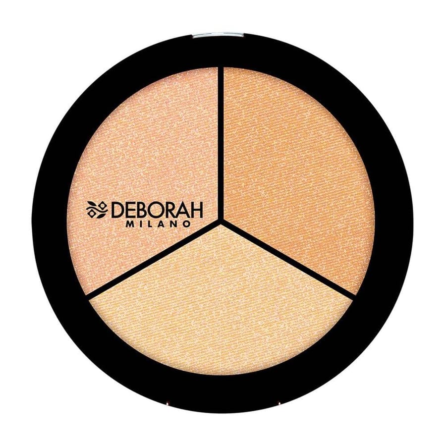 Deborah Milano Trio Highlighter Palette 5g باليت إضاءة ثلاثية من ديبورا ميلانو 5 غرام