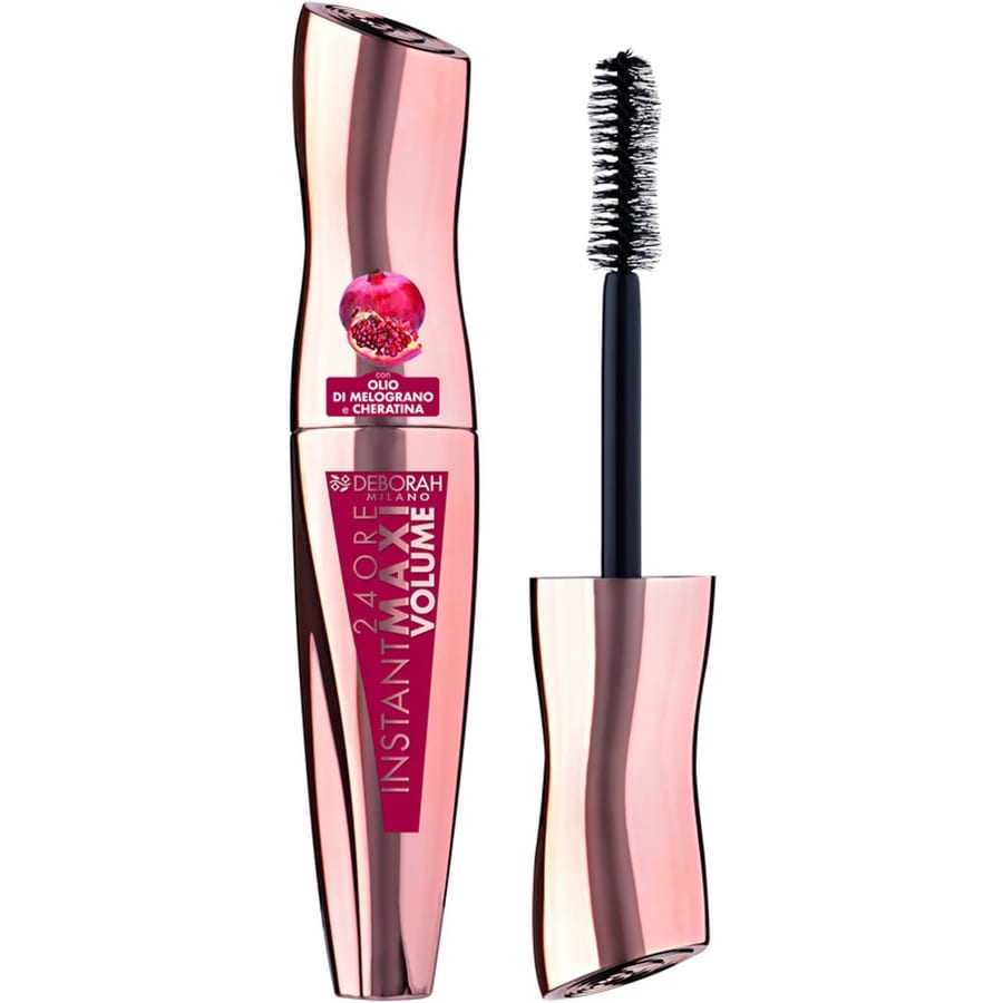 ديبورا مساكارا مكثفة للرموش بزيت الرمان Deborah Instant Maxi Volume 24our Mascara With Pomegranate Oil |