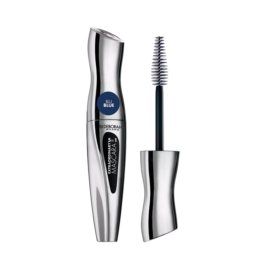 DEBORAH EXTRAORDINARY 5-IN-1 MASCARA ديبورا ماسكارا إكسترا أورديناري 5 في 1 أزرق داكن، 12 مل