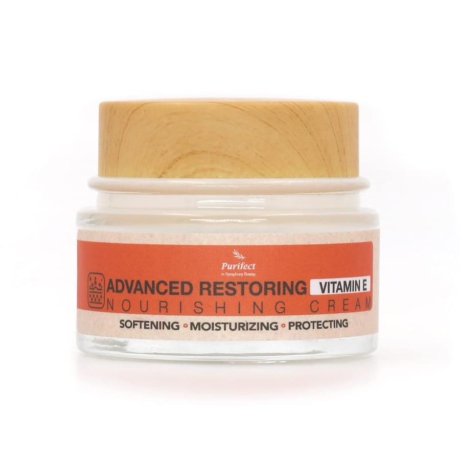 Purifect Nourishing and Restoring Moisturizer Face Cream كريم الوجه المرطب والمغذي فيتامين E من بيوريفكت 50مل