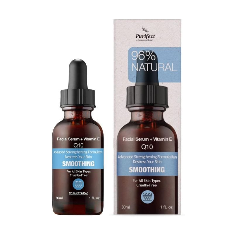 Purifect Vitamin C Brightening Facial Serum - 30ml (Smoothing Q10) بيوريفكت سيروم فيتامين سي لتفتيح البشرة - 30 مل (منعم Q10)
