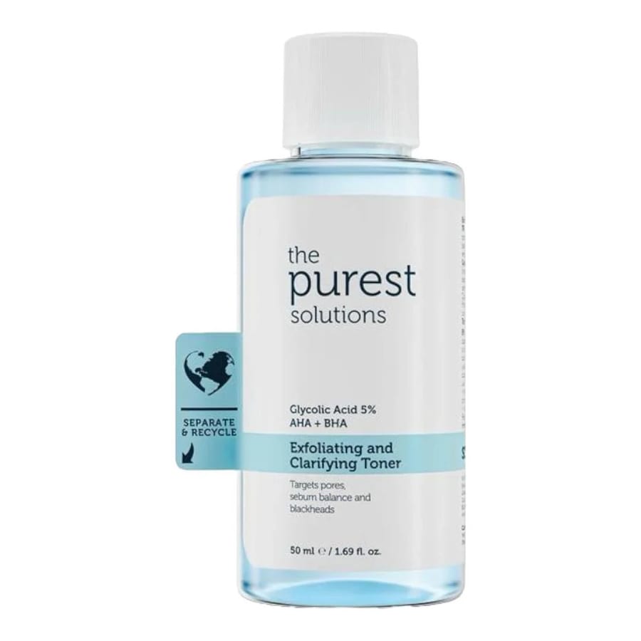 The Purest Solutions Exfoliating and Clarifying Toner - 50ml | ذا بيورست تونر مقشر ومنقي للبشرة - 50 مل