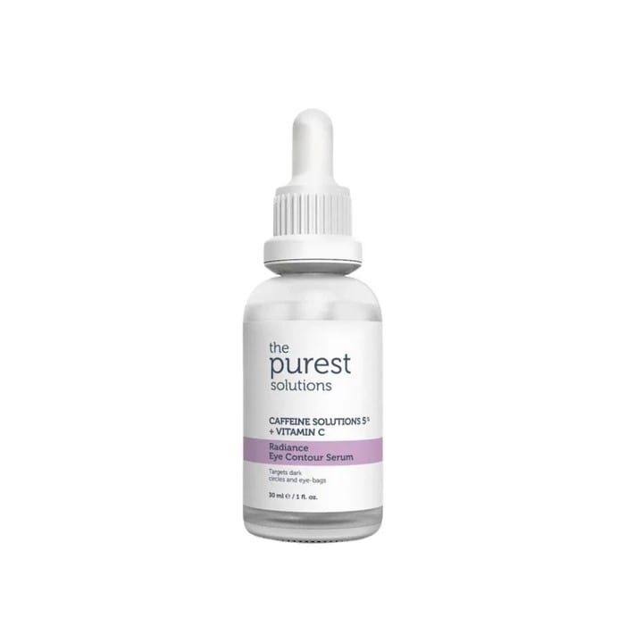 ذا بيورست سولوشنز سيروم الكافيين 5% + فيتامين سي لإشراقة محيط العين The Purest Solutions Caffeine 5% + Vitamin C Radiance Eye Contour Serum