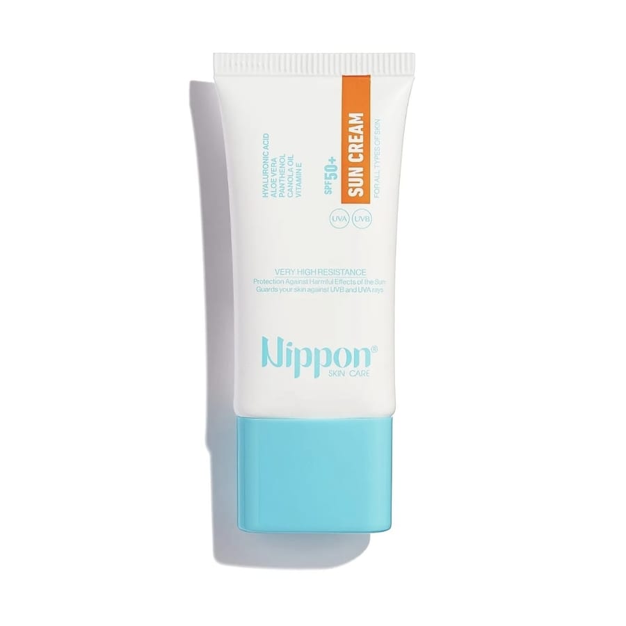 NIPPON Sun Cream – very high resistance SPF 50+ نيبون واق من اشعة الشمس مناسب لجميع أنواع البشرة