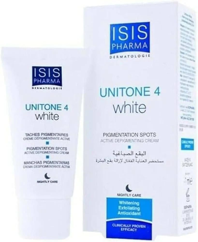 ISIS PHARMA UNITONE 4 WHITE CREAM - 30 ML | ايزس فارما كريم ليلي للتصبغات - 30 مل