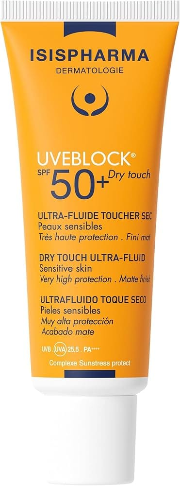 ISISPHARMA UVBLOCK SPF50 DRY TOUCH INVISIBLE - 40 ML | ايزيس فارما كريم واقي شمسي دراي تاتش - 40 مل