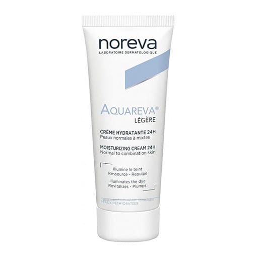 Noreva Aquareva Creme Hydratante 24H Texture Legere - 40ml | نوريفا كريم مرطب للوجه للبشرة العادية والمختلطة - 40 مل