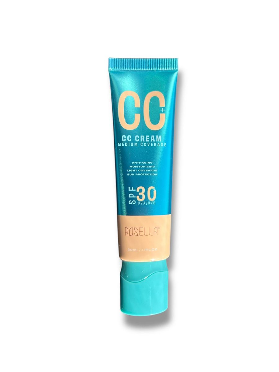 روزيلا سي سي كريم للوجه مع حماية من الشمس ROSELLA CC CREAM MEDIUM COVERAGE SPF 30