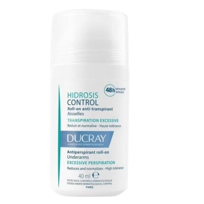 Hidrosis Control Antiperspirant Roll-On Underarms 40ml Ducray - دوكراي مزيل عرق رول أون للتحكم في التعرق تحت الإبطين 40 مل