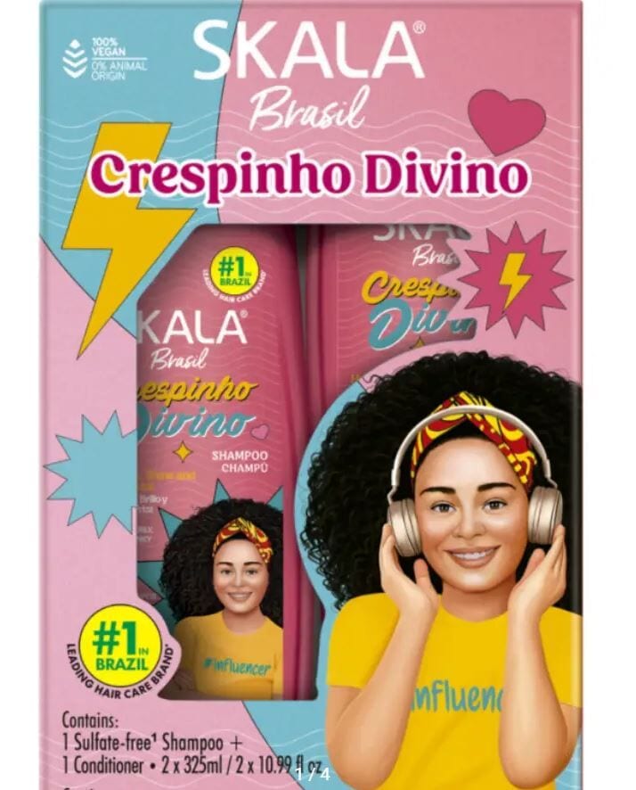 Skala Divine Curls Kids Shampoo & Conditioner Kit مجموعة شامبو وبلسم سكالا ديفاين كيرلز للأطفال