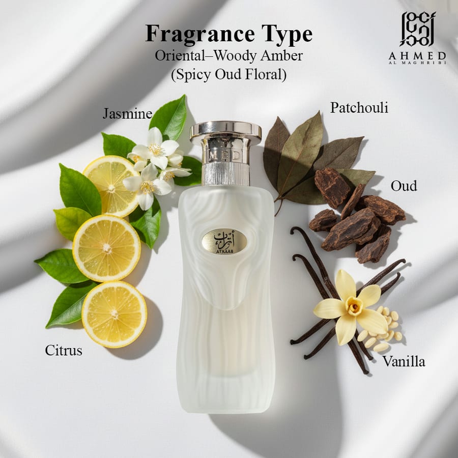 Atraab Ahmed Al Maghribi Perfumes extrait de parfum 100 ml احمد المغربي عطر اتراب اكستريت دي بارفان