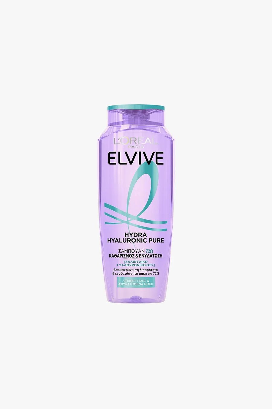 L'Oreal Paris Elvive Hydra Hyaluronic Pure Shampoo 400ml شامبو لوريال باريس إلفيف هيدرا هيالورونيك بيور 400 مل
