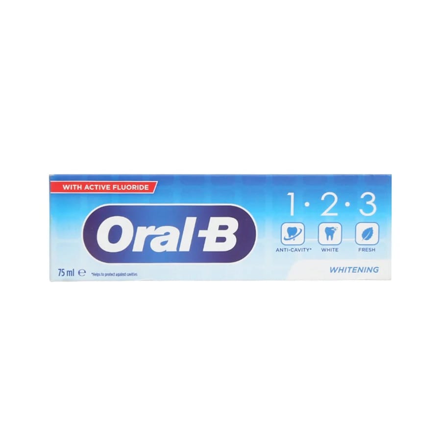 ORAL-B TOOTH PASTE EXTRA FRESH 75 ML معجون اسنان اورال-بي برائحة منعشة للغاية 75 مل