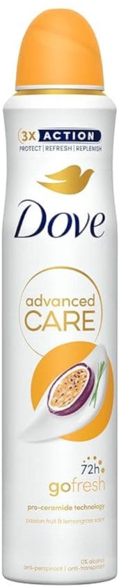 Dove Passion Fruit Anti-Perspirant250ml دوف مضاد التعرق بخاخ باشن فروت 200 مل