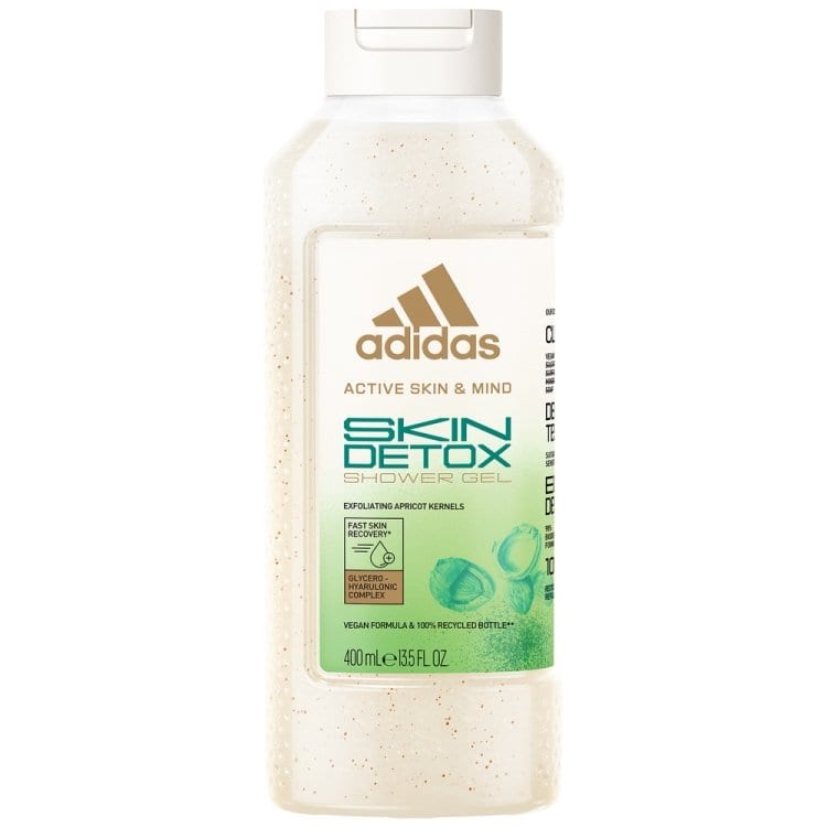 Adidas Active Skin & Mind Skin Detox Shower Gel - 400 ml أديداس جل استحمام مُنظف للبشرة والعقل - 400 مل
