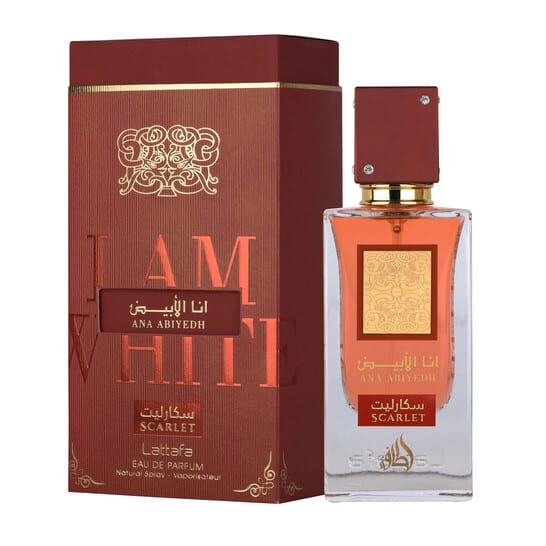Lattafa Unisex Ana Abiyedh Scarlet EDP Spray 2.0 oz Fragrances لطافة عطر آنا أبييد سكارليت للجنسين، بخاخ ماء عطر 60 مل