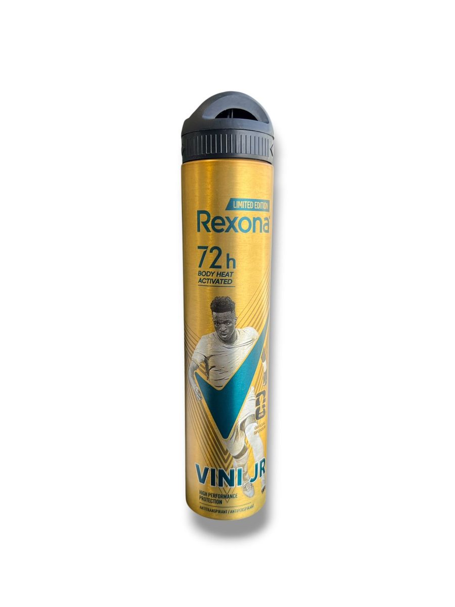 Rexona Antiperspirant Deodorant Spray 72h Body Heat Activated 200ml ريكسونا للرجال، بخاخ مزيل العرق ومضاد التعرق بتقنية الحماية المتقدمة، برائحة منعشة تدوم 72 ساعة مع تقنية تنشيط حرارة الجسم، 200 مل