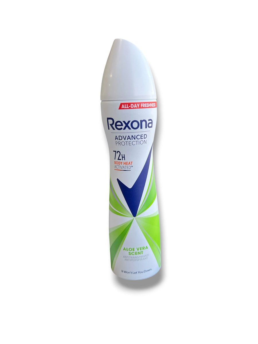 Rexona - Deodorant spray antiperspirant for women with aloe vera 200 ml Pack of 6 ريكسونا - بخاخ مزيل للعرق مضاد للتعرق للنساء مع خلاصة الصبار، 200 مل، عبوة من 6 قطع