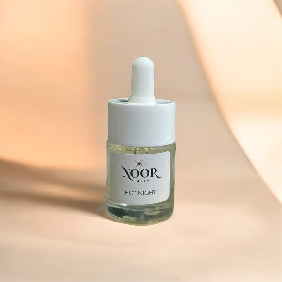 NOOR GLOW PERFUME DROPS HOT NIGHTنور كلو قطرات تعطير للجسم