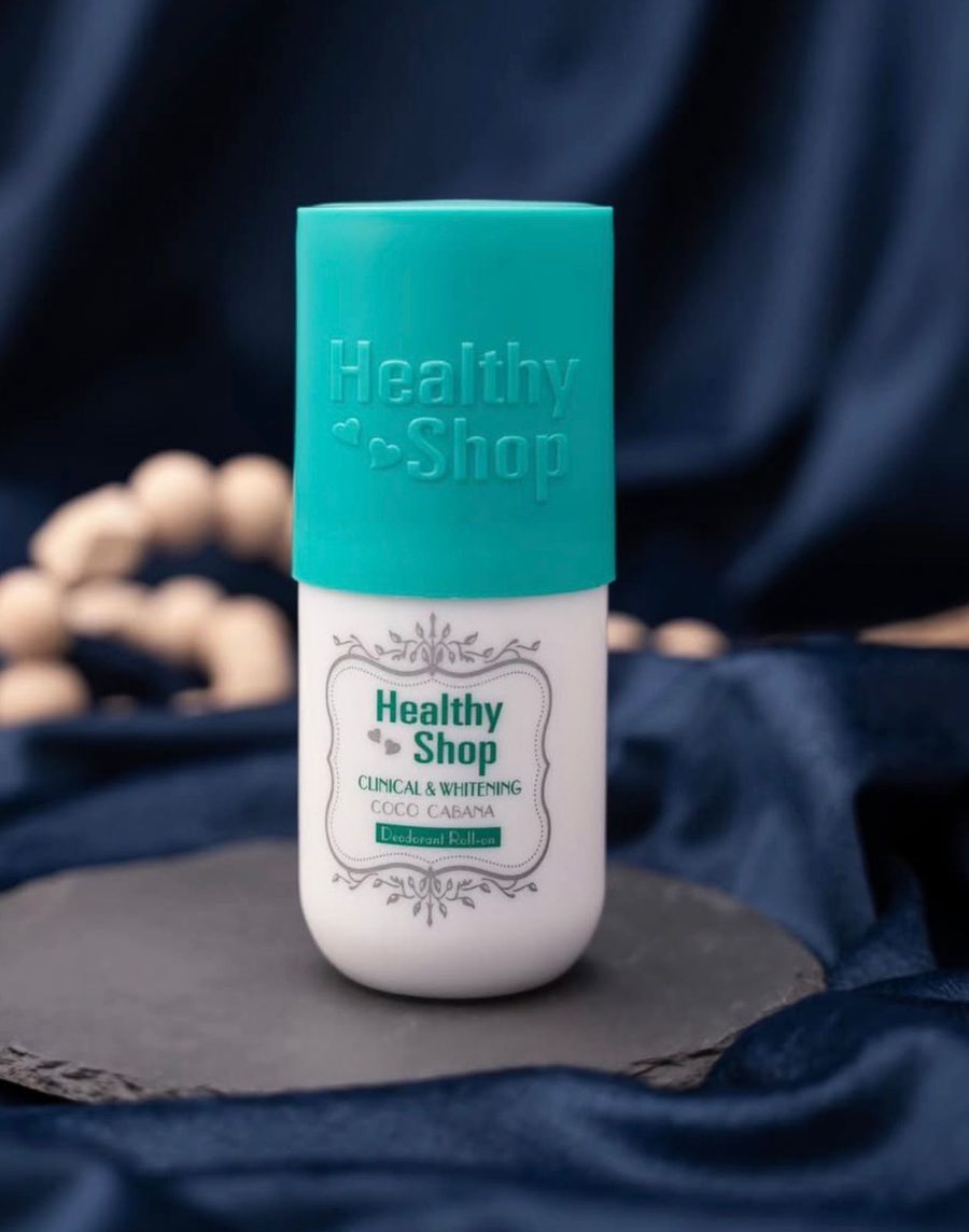 Healthy shop Deodorant Roll-on COCO CABANA 60ml مزيل التعرق من هيلثي شوب حماية وتفتيح بعطر كاردينيا وياسمين