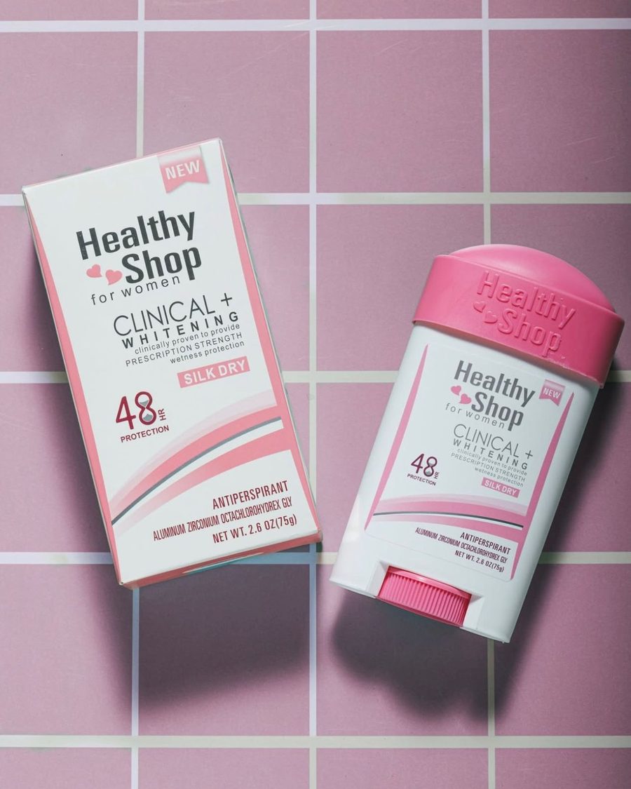 مزيل العرق الطبي من هيلثي شوب Healthy Shop for women CLINCAL+WHITENING 48H SILK DRY 75G