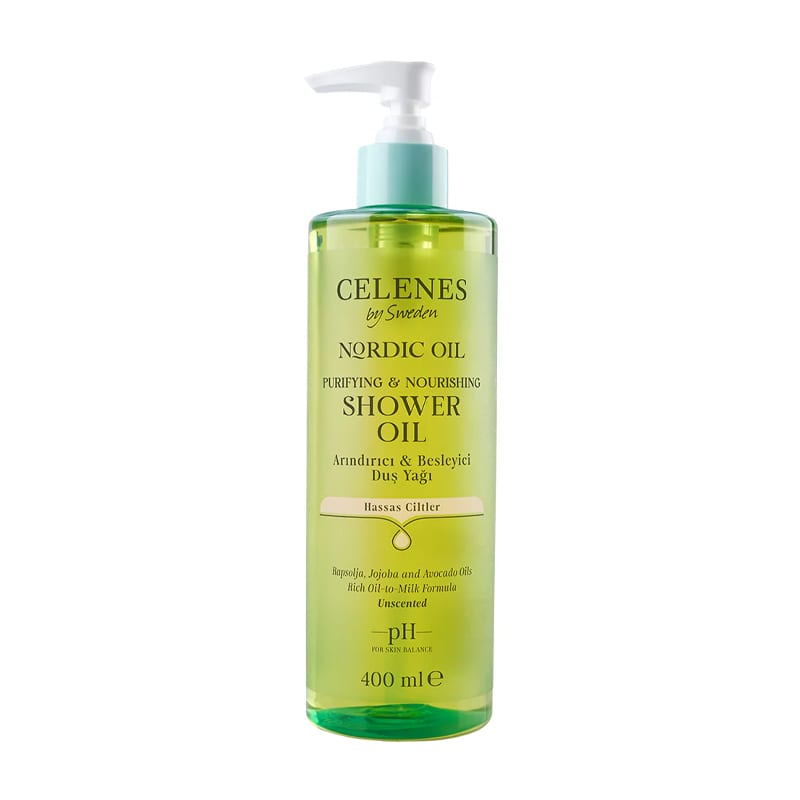 Celenes Nourishing Shower Oil Sensitive Skin 400 ml زيت الاستحمام المغذي من سيلينز للبشرة الحساسة 400 مل