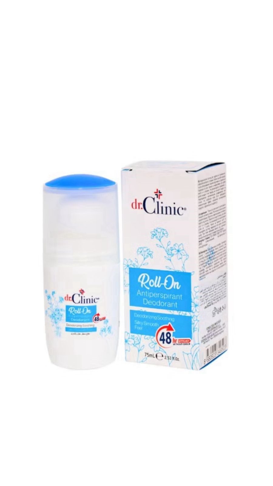 DR.CLINIC Deodorant Roll on blue دكتور كلينيك مزيل تعرق رول ازرق 75 مل