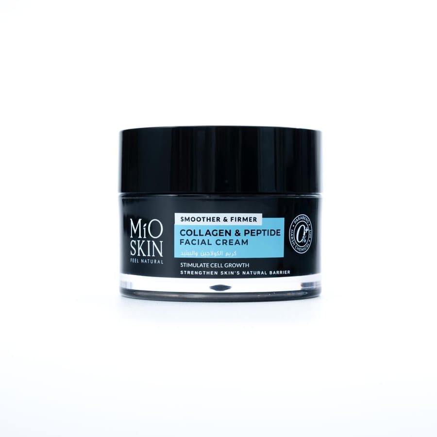 MIO SKIN COLLAGEN & PEPTIDE FACIAL CREAM مايو سكن كريم بالكولاجين والببتيد 50g