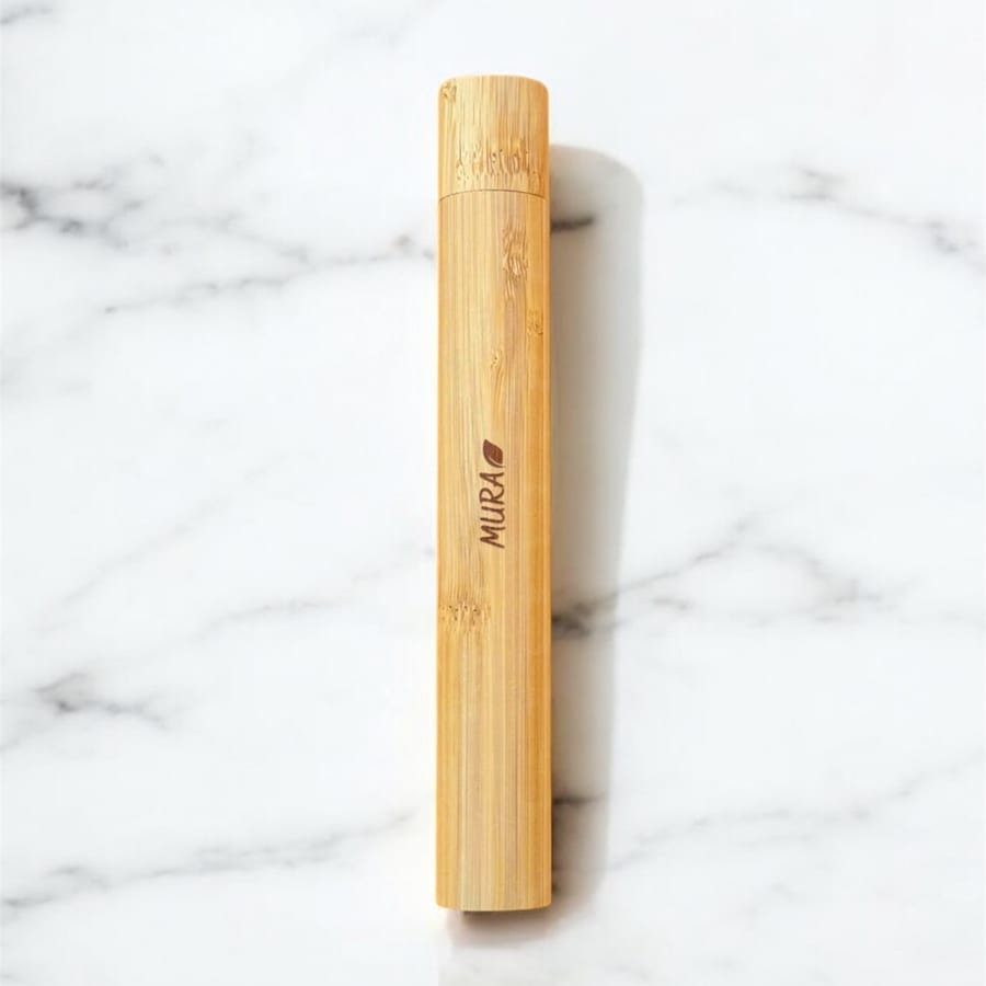حافظة فرشة الاسنان الخشبية Mura Bamboo Toothbrush Holder