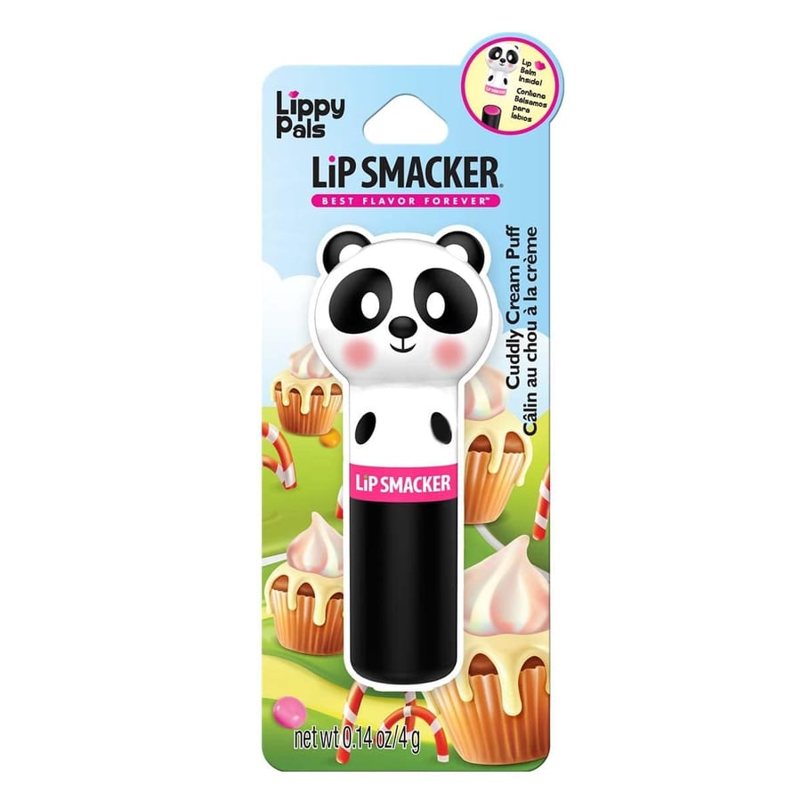 Lippy Pals Panda Lip SMAKER Stick 4g مرطب شفاه ليب سماكر دمية باندا من ليبي بالز - بليستر فردي