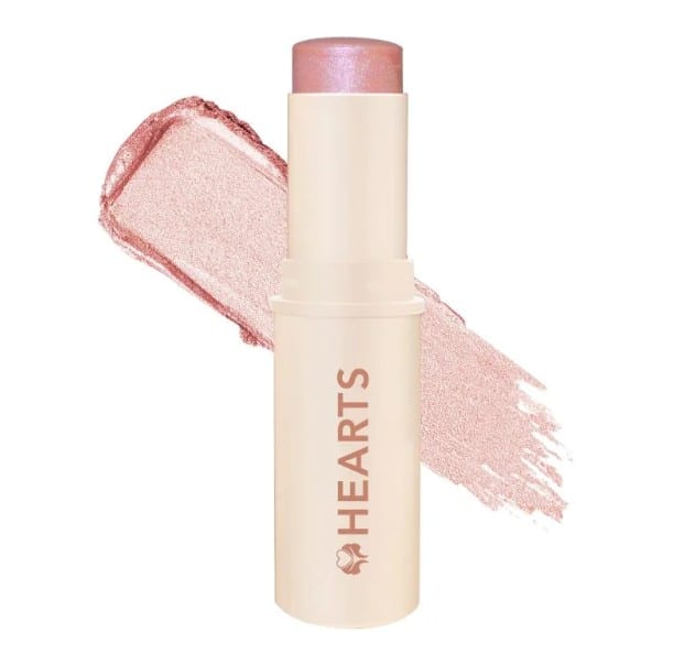 HEARTS HIGHLIGHTER STICK DEWEY LIGHT هارتس قلم اضاءة لامع بتأثير ندي
