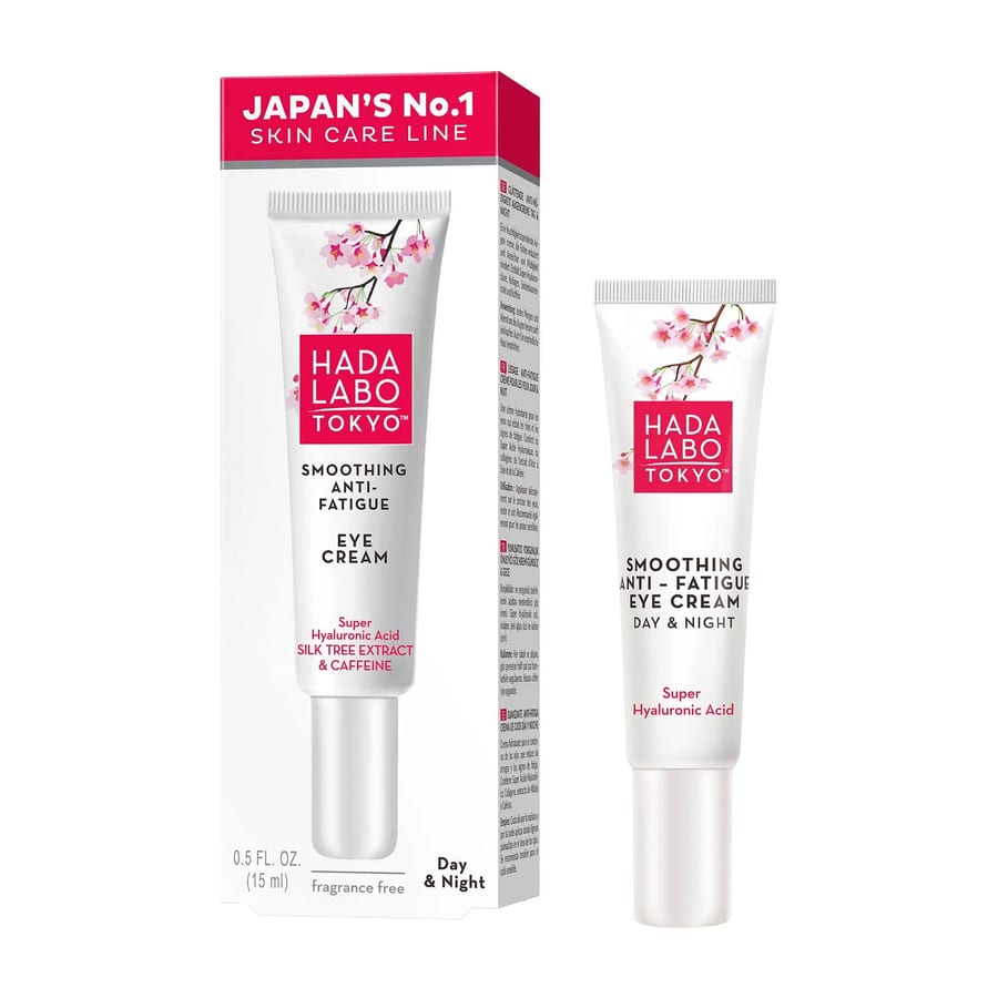 HADA LABO TOKYO Eye Cream Smoothing Anti-Fatigue, 15 mL كريم هادا لابو طوكيو للعينين، مُنعّم ومُضاد للإرهاق، 15 مل