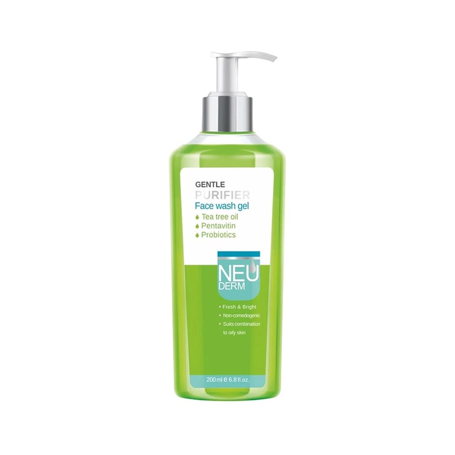 Neuderm Gentle Purifier Face Washing Gel For Oily Skin غسول جل نيوديرم اللطيف لتنقية الوجه للبشرة الدهنية