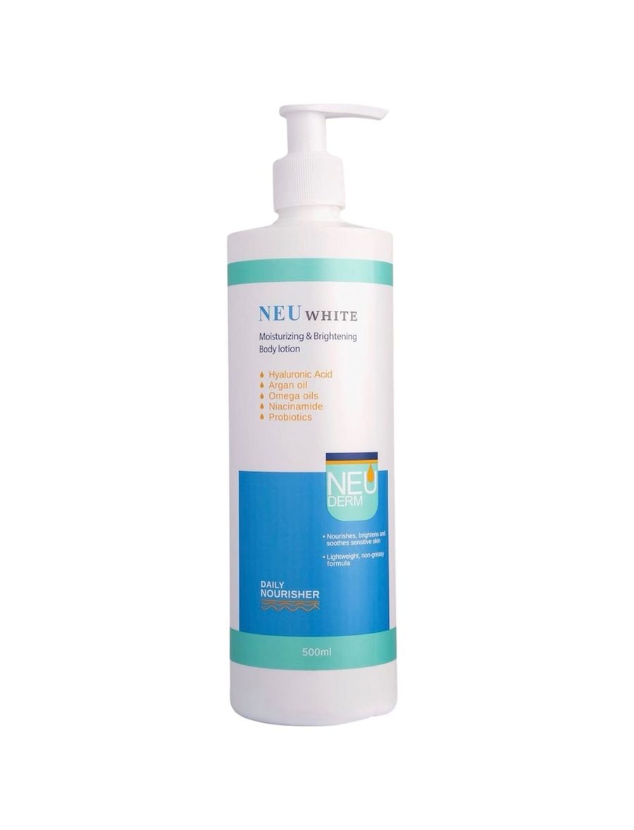 NEUDERM NEU WHITE BODY LOTION 500ml نيوديرم لوشن مرطب للجسم