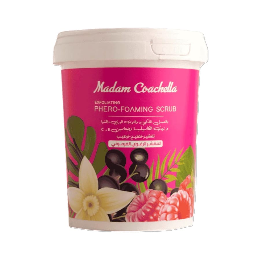 Madam Coachella Phero-Foaming Scrub - 500ml | مدام كوتشيلا سكراب مقشر للجسم فيرو فومينغ - 500 مل