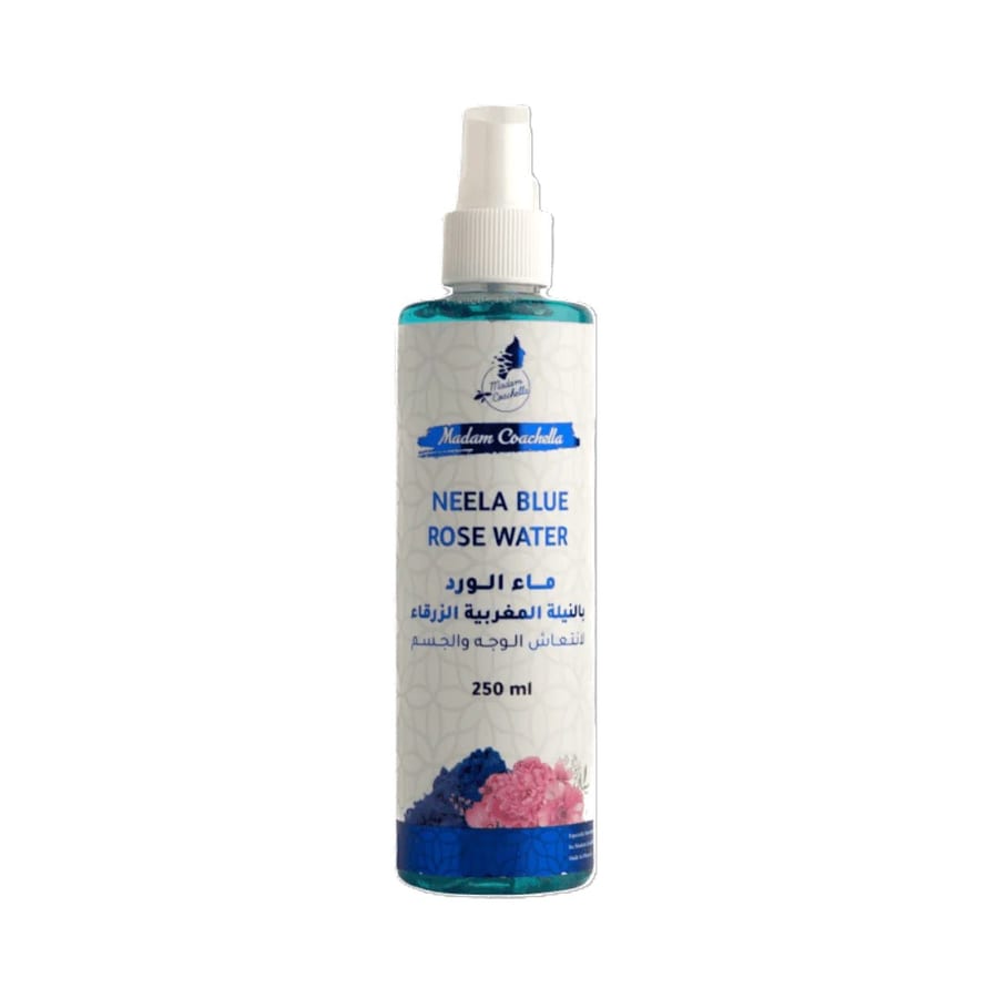 Madam Coachella Neela Blue Rose Water - 250ml | مدام كوتشيلا ماء الورد و النيلة الزرقاء - 250 مل