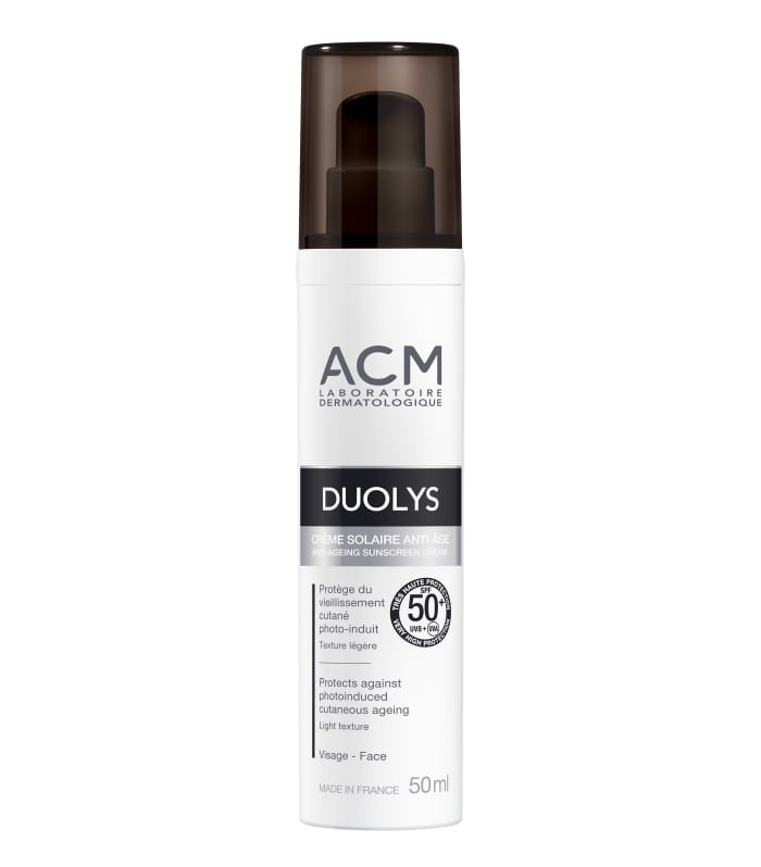 ACM DUOLYS SUNSCREEN SPF 50+ واقي الشمس ديوليز بعامل حماية من الشمس 50+ON