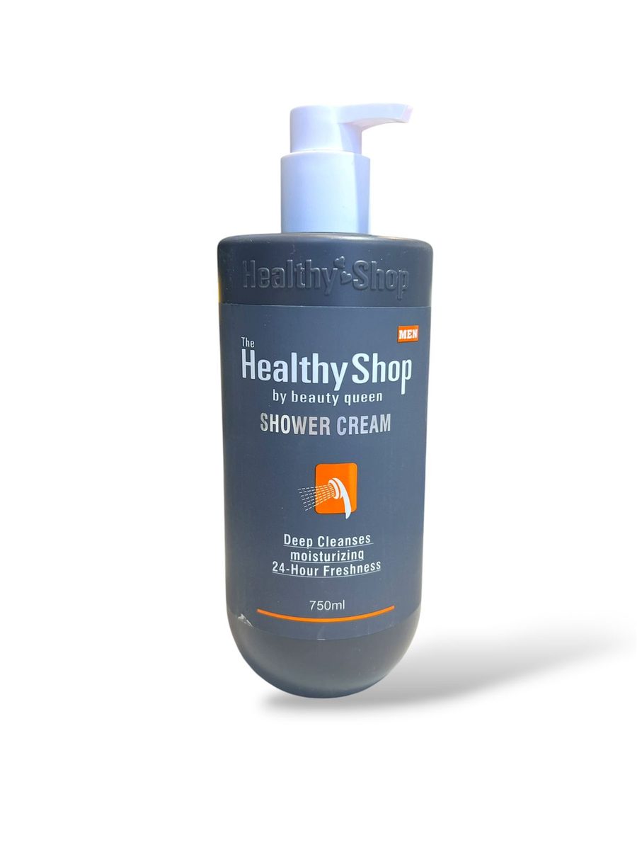 Healthy Shop Shower Gel Men Deep Cleanses refreshing 24 h Moisturizing هيلثي شوب غسول جسم رجالي مرطب 750مل