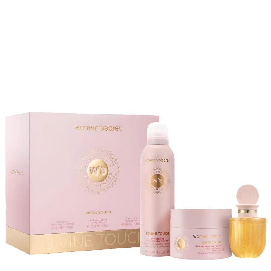 WOMEN SECRET divine touch set 3pcs مجموعه العناية بالجسم من ومن سيكرت