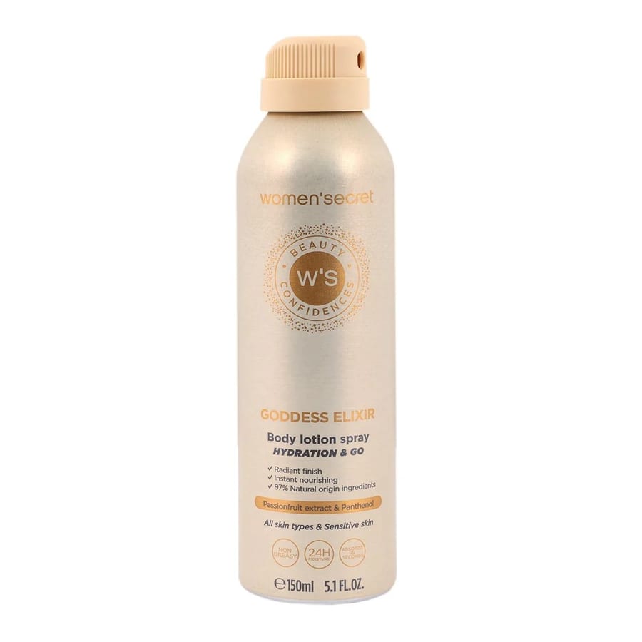 WOMEN SECRET GODDESS ELIXIR body lotion spray 150ml بخاخ لوشن للجسم من ومن سيكرت غوديس إلكسير