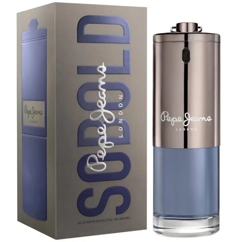 Pepe Jeans London Men's So Bold EDP Spray 100ml بيبي جينز لندن عطر سو بولد للرجال، بخاخ ماء عطر