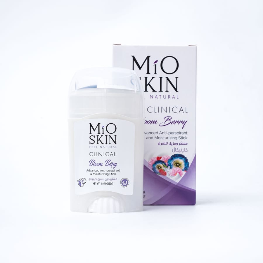 معطر ومزيل للتعرق كلينيكال مايو سكن ستك بلوم بيري SKIN CLINICAL advanced anti-perspirant moisturizer STICK Bloom Bery 55g