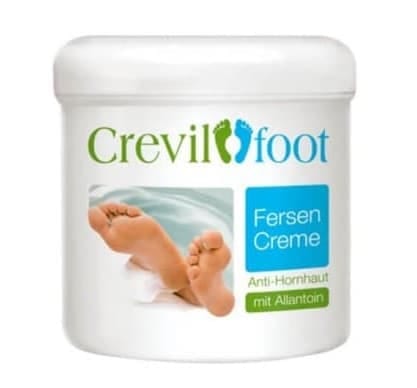 CREVIL Foot Heel Cream Anti Callus 250ml Also Suitable for Hands aكريم كريفيل لعلاج القدمين والكعبين، مضاد للمسامير، 250 مل، مناسب أيضاً لليدين والمرفقين.nd Elbows